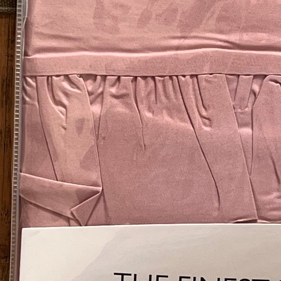 Givi Lulu Cotton Percale Sheet Set - KING SIZE  Italian luxury (MAUVE) - Picture 3 of 11